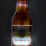 Display Garrafa Budweiser Iluminada