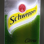 Display Schweppes Lata suada