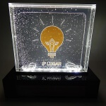 Troféu de LED com efeito de Gel
